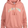 Champion Damen Hoodie Mit Logo Stickerrei Kapuze & Tunnelzug Peach Orange Mc -Vero Moda Verkaufsgeschäft 22031008
