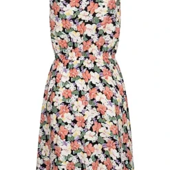 ONLY Damen Viskose Kleid Tailliert Ärmellos Rundhals Spring Flower Print Schwarz 7 ONLY Damen Viskose Kleid Tailliert Ärmellos Rundhals Spring Flower Print Schwarz -Vero Moda Verkaufsgeschäft 22040032 2