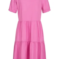 ONLY Damen Viskose Volant Kleid Mit V-Neck Und Kurzarm Super Pink 8 ONLY Damen Viskose Volant Kleid Mit V-Neck Und Kurzarm Super Pink -Vero Moda Verkaufsgeschäft 22040035 2