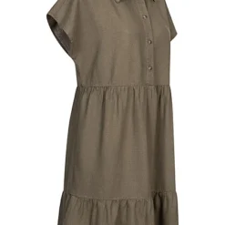 JACQUELINE DE YONG JDY By ONLY Damen Leinen Blusen Kleid Mit Knopfleiste Stufenoptik Kalamata Oliv 6 JACQUELINE DE YONG JDY By ONLY Damen Leinen Blusen Kleid Mit Knopfleiste Stufenoptik Kalamata Oliv -Vero Moda Verkaufsgeschäft 22040116 1