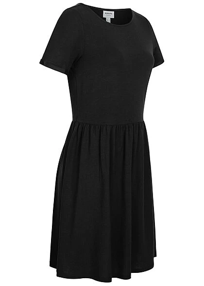 Aware By Vero Moda Damen Kurzes Volantkleid Mit U-Boot Ausschnitt Schwarz 4 Aware By Vero Moda Damen Kurzes Volantkleid Mit U-Boot Ausschnitt Schwarz – Bild 2