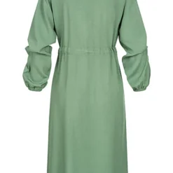 ONLY Damen V-Neck Kleid Mit Knopfleiste Und 7/8 Ärmeln Bindegürtel Dark Ivy Grün 7 ONLY Damen V-Neck Kleid Mit Knopfleiste Und 7/8 Ärmeln Bindegürtel Dark Ivy Grün -Vero Moda Verkaufsgeschäft 22040382 2