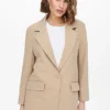 ONLY Damen NOOS Oversize Blazer Mit Knopfverschlus Und 2-Pockets Beige 1 ONLY Damen NOOS Oversize Blazer Mit Knopfverschlus Und 2-Pockets Beige -Vero Moda Verkaufsgeschäft 22040420