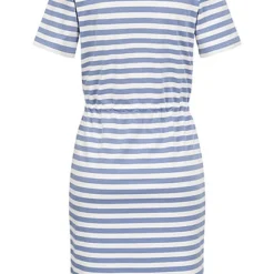 VILA Damen Kleid Mit Bindedetail Und Streifen English Manor Blau Weiss 7 VILA Damen Kleid Mit Bindedetail Und Streifen English Manor Blau Weiss -Vero Moda Verkaufsgeschäft 22040482 2