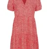 ONLY Damen Volant Kleid Mit V-Neck Und All Over Print High Risk Rot 1 ONLY Damen Volant Kleid Mit V-Neck Und All Over Print High Risk Rot -Vero Moda Verkaufsgeschäft 22040512