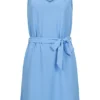 ONLY Damen Elegantes V-Neck Kleid Mit Bindegürtel Gewebt All Aboard Blau 1 ONLY Damen Elegantes V-Neck Kleid Mit Bindegürtel Gewebt All Aboard Blau -Vero Moda Verkaufsgeschäft 22040747