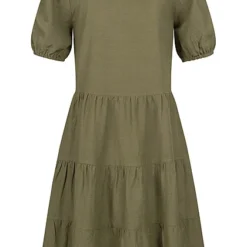 VILA Damen V-Neck Leinen Kleid Kurzarm Mit 2 Seitlichen Eingriffstaschen F. Leaf Oliv 7 VILA Damen V-Neck Leinen Kleid Kurzarm Mit 2 Seitlichen Eingriffstaschen F. Leaf Oliv -Vero Moda Verkaufsgeschäft 22050104 2