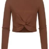 Noisy May Damen NOOS Leichter Longsleeve Pullover Mit Drehdetail Vorne Cappuccino 1 Noisy May Damen NOOS Leichter Longsleeve Pullover Mit Drehdetail Vorne Cappuccino -Vero Moda Verkaufsgeschäft 22060218