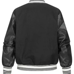 ONLY Damen Blousonjacke College Bomber Jacke 2-Pockets Druckknopfleiste Schwarz 7 ONLY Damen Blousonjacke College Bomber Jacke 2-Pockets Druckknopfleiste Schwarz -Vero Moda Verkaufsgeschäft 22060223 2