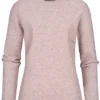 Vero Moda Damen NOOS Pullover Sweater Langarm Mit Rundhals Rosa Melange -Vero Moda Verkaufsgeschäft 22070005