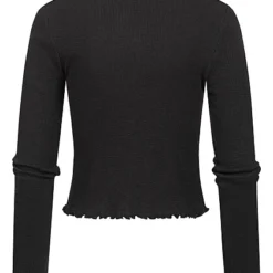 Vero Moda Damen NOOS Cardigan Mit V-Neck Und Knopfleiste Frilldetails Am Saum Schwarz 5 Vero Moda Damen NOOS Cardigan Mit V-Neck Und Knopfleiste Frilldetails Am Saum Schwarz -Vero Moda Verkaufsgeschäft 22070046 1