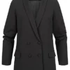 Vero Moda Damen NOOS Oversized Blazer Mit Knopfleiste Und 2-Pockets Schwarz -Vero Moda Verkaufsgeschäft 22070051