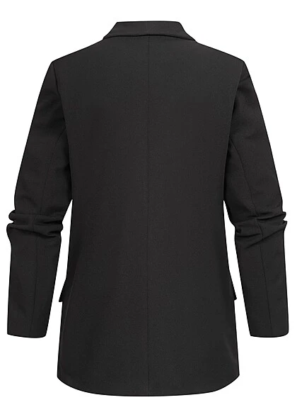 Vero Moda Damen NOOS Oversized Blazer Mit Knopfleiste Und 2-Pockets Schwarz 5 Vero Moda Damen NOOS Oversized Blazer Mit Knopfleiste Und 2-Pockets Schwarz – Bild 3