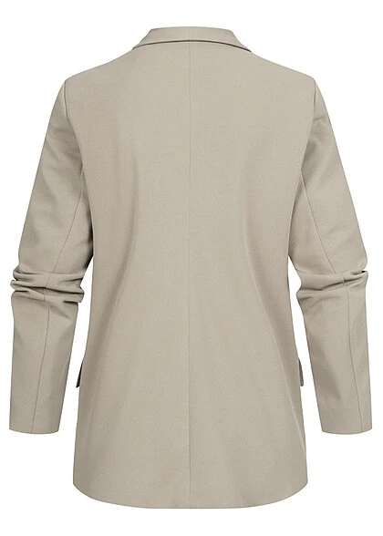 Vero Moda Damen NOOS Oversized Blazer Mit Knopfleiste Und 2-Pockets Laurel Oak Grau 5 Vero Moda Damen NOOS Oversized Blazer Mit Knopfleiste Und 2-Pockets Laurel Oak Grau – Bild 3