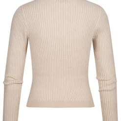 ONLY Damen V-Neck Rippstrick Polo Pullover Mit Kurzem Schnitt Pumice Stone Beige 5 ONLY Damen V-Neck Rippstrick Polo Pullover Mit Kurzem Schnitt Pumice Stone Beige -Vero Moda Verkaufsgeschäft 22070077 1