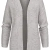 Vero Moda Damen NOOS Cardigan Offene Strickjacke Mit V-Neck Hell Grau Melange 1 Vero Moda Damen NOOS Cardigan Offene Strickjacke Mit V-Neck Hell Grau Melange -Vero Moda Verkaufsgeschäft 22080017
