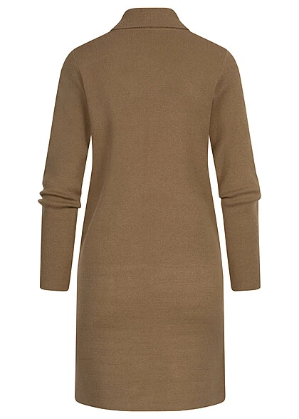 Vero Moda Damen NOOS Coatigan Strickjacke Mit 2-Pockets Sepia Tint Braun 5 Vero Moda Damen NOOS Coatigan Strickjacke Mit 2-Pockets Sepia Tint Braun – Bild 3