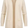 Vero Moda Damen NOOS Cardigan Offen Und Mit 2-Pockets Birch Beige Melange 1 Vero Moda Damen NOOS Cardigan Offen Und Mit 2-Pockets Birch Beige Melange -Vero Moda Verkaufsgeschäft 22080057