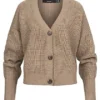 Vero Moda Damen NOOS Cardigan Mit V-Neck Und Knopfleiste Sepia Tint Braun 2 Vero Moda Damen NOOS Cardigan Mit V-Neck Und Knopfleiste Sepia Tint Braun -Vero Moda Verkaufsgeschäft 22080061