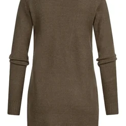 VILA Damen NOOS Midi Cardigan Offener Schnitt 2-Pockets Crocodile Braun 7 VILA Damen NOOS Midi Cardigan Offener Schnitt 2-Pockets Crocodile Braun -Vero Moda Verkaufsgeschäft 22080354 2