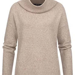 Vero Moda Damen NOOS Sweater Strickpullover Mit Rollkragen Sepia Tint Braun Melange