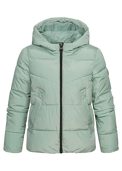 ONLY Damen Steppjacke Mit Kapuze Und 2-Pockets Blue Surf Türkis 4 ONLY Damen Steppjacke Mit Kapuze Und 2-Pockets Blue Surf Türkis – Bild 2