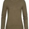 VILA Damen NOOS Sweater Pullover Mit High-Neck Crocodile Braun Melange 1 VILA Damen NOOS Sweater Pullover Mit High-Neck Crocodile Braun Melange -Vero Moda Verkaufsgeschäft 22090165