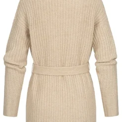 VILA Damen NOOS Cardigan Strickjacke Mit Bindegürtel Natural Beige Melange 7 VILA Damen NOOS Cardigan Strickjacke Mit Bindegürtel Natural Beige Melange -Vero Moda Verkaufsgeschäft 22090170 2