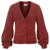 VILA Damen NOOS Cardigan Strickjacke Mit Knopfleiste Fired Brick Dunkel Rot 2 VILA Damen NOOS Cardigan Strickjacke Mit Knopfleiste Fired Brick Dunkel Rot -Vero Moda Verkaufsgeschäft 22090182