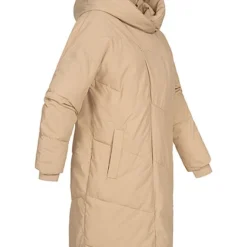 Noisy May Damen NOOS Mantel Pufferjacke Mit Kapuze Und 2-Pockets Irish Cream Beige -Vero Moda Verkaufsgeschäft 22090220 2