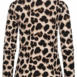 Pieces Damen High-Neck Top Longsleeve Mit Leo Print Schwarz Beige 5 Pieces Damen High-Neck Top Longsleeve Mit Leo Print Schwarz Beige -Vero Moda Verkaufsgeschäft 22090251 1