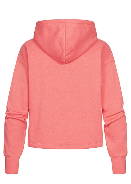 Champion Damen Hoodie Mit Kapuze Logo Print Seitl. & Tunnelzug Am Saum Tea Rose 5 Champion Damen Hoodie Mit Kapuze Logo Print Seitl. & Tunnelzug Am Saum Tea Rose – Bild 3