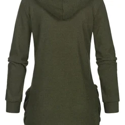 Cloud5ive Damen Basic Cardigan Mit Kapuze Und 2 Taschen Oliv Grün 7 Cloud5ive Damen Basic Cardigan Mit Kapuze Und 2 Taschen Oliv Grün -Vero Moda Verkaufsgeschäft 22096335 2