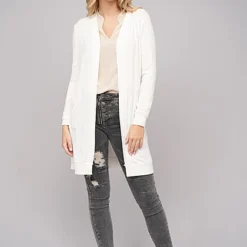 Cloud5ive Damen Longform Viskose Cardigan Mit 2 Seitl. Taschen Weiss 7 Cloud5ive Damen Longform Viskose Cardigan Mit 2 Seitl. Taschen Weiss -Vero Moda Verkaufsgeschäft 22096345 2