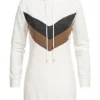 Cloud5ive Damen Hoodie-Kleid Mit Streifen Muster Und Kapuze Weiss Dunkel Grau Braun 2 Cloud5ive Damen Hoodie-Kleid Mit Streifen Muster Und Kapuze Weiss Dunkel Grau Braun -Vero Moda Verkaufsgeschäft 22096357