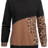 Cloud5ive Damen Colorblock Zig Zag Pullover Mit Leo Print Schwarz Braun 2 Cloud5ive Damen Colorblock Zig Zag Pullover Mit Leo Print Schwarz Braun -Vero Moda Verkaufsgeschäft 22096363