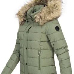 ONLY Damen Kurze Steppjacke Abnehmb. Kunstfellkapuze 2-Pockets Sea Spray Grün 8 ONLY Damen Kurze Steppjacke Abnehmb. Kunstfellkapuze 2-Pockets Sea Spray Grün -Vero Moda Verkaufsgeschäft 22100036 2