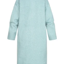 VILA Damen Longform Mantel Jacke 2-Pockets Knopfleiste Tourmaline Blau 7 VILA Damen Longform Mantel Jacke 2-Pockets Knopfleiste Tourmaline Blau -Vero Moda Verkaufsgeschäft 22100167 2