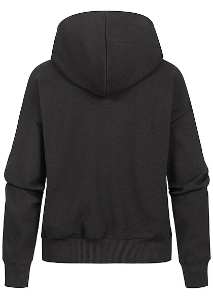 Champion Damen Hoodie Mit Dunklem Logo Print Schwarz 5 Champion Damen Hoodie Mit Dunklem Logo Print Schwarz – Bild 3