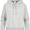 Champion Damen Hoodie Mit Logo Print Grau Melange -Vero Moda Verkaufsgeschäft 22100183