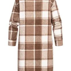 Cloud5ive Damen Shacket Hemd-Jacke Mit 2-Brusttaschen Kariert Braun Beige 7 Cloud5ive Damen Shacket Hemd-Jacke Mit 2-Brusttaschen Kariert Braun Beige -Vero Moda Verkaufsgeschäft 22106388 2