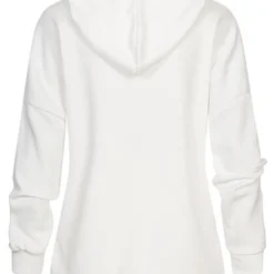 Cloud5ive Damen Hoodie Mit Kängurutasche Und Smile Print Weiss Schwarz -Vero Moda Verkaufsgeschäft 22106408 2