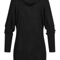 Cloud5ive Damen Cardigan Mit Offenem Schnitt Und Kapuze Schwarz 7 Cloud5ive Damen Cardigan Mit Offenem Schnitt Und Kapuze Schwarz -Vero Moda Verkaufsgeschäft 22106433 2