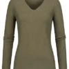 Cloud5ive Damen Langarm Shirt Longsleeve Mit Lurexeinsatz Und V-Neck Military Grün 2 Cloud5ive Damen Langarm Shirt Longsleeve Mit Lurexeinsatz Und V-Neck Military Grün -Vero Moda Verkaufsgeschäft 22106439