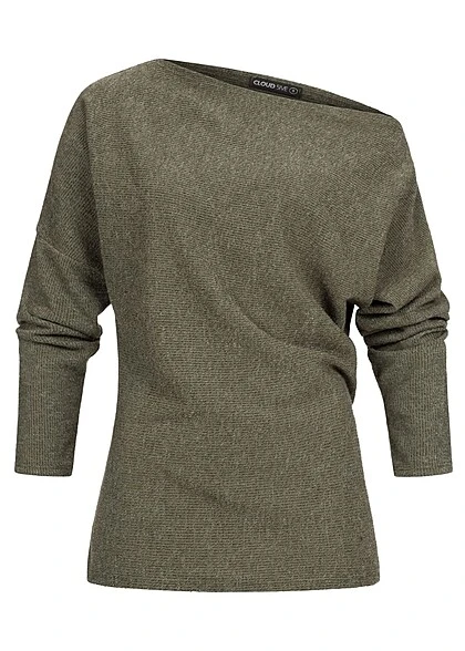 Cloud5ive Damen Sweater Pullover Mit Rundhals Grün -Vero Moda Verkaufsgeschäft 22106477