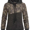 Cloud5ive Damen 2-Tone Hoodie Mit Paisley Print Dunkel Grau -Vero Moda Verkaufsgeschäft 22106480