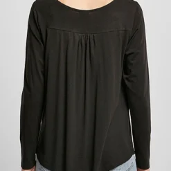 Urban Classics Damen Viskose Longsleeve Mit Knopfleiste Schwarz 7 Urban Classics Damen Viskose Longsleeve Mit Knopfleiste Schwarz -Vero Moda Verkaufsgeschäft 22110028 2