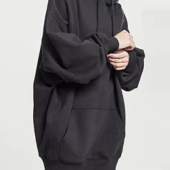 Urban Classics Damen Oversized Hoodie Mit Kängurutasche Schwarz
