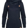 Hailys Damen Hoodie Mit 2-Pockets U. Strukturstoff Navy Blau 2 Hailys Damen Hoodie Mit 2-Pockets U. Strukturstoff Navy Blau -Vero Moda Verkaufsgeschäft 23010061