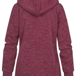 Cloud5ive Damen Hoodie Mit Knopfleiste Und Tunnelzug Bordeaux Rot 7 Cloud5ive Damen Hoodie Mit Knopfleiste Und Tunnelzug Bordeaux Rot -Vero Moda Verkaufsgeschäft 23016617 2